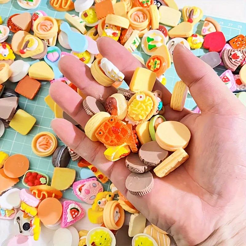 Mini jouets alimentaires en résine de Style mixte, poupée alimentaire de cuisine, Mini Statue alimen