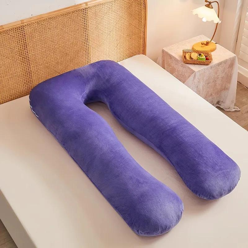 Oreiller de grossesse, oreiller de soutien du dos pour femmes enceintes, oreiller multifonctionnel e