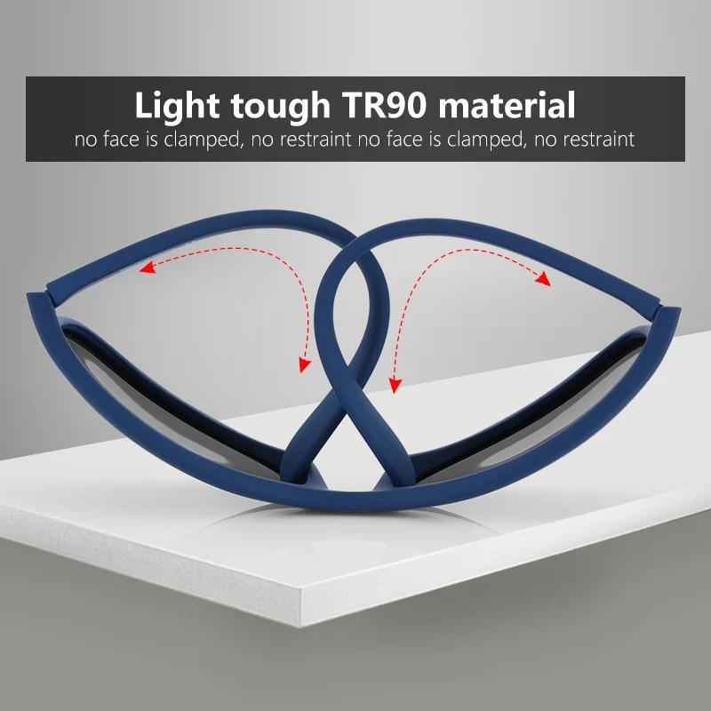 ZENOTTIC TR-90 lunettes de soleil polarisées flexibles hommes Sport de plein air lunettes de soleil