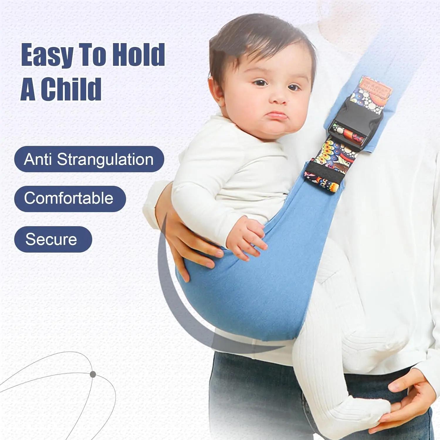 Bébé enfant extérieur transporteur enveloppement doux anti-dérapant anneau de transport fronde multi