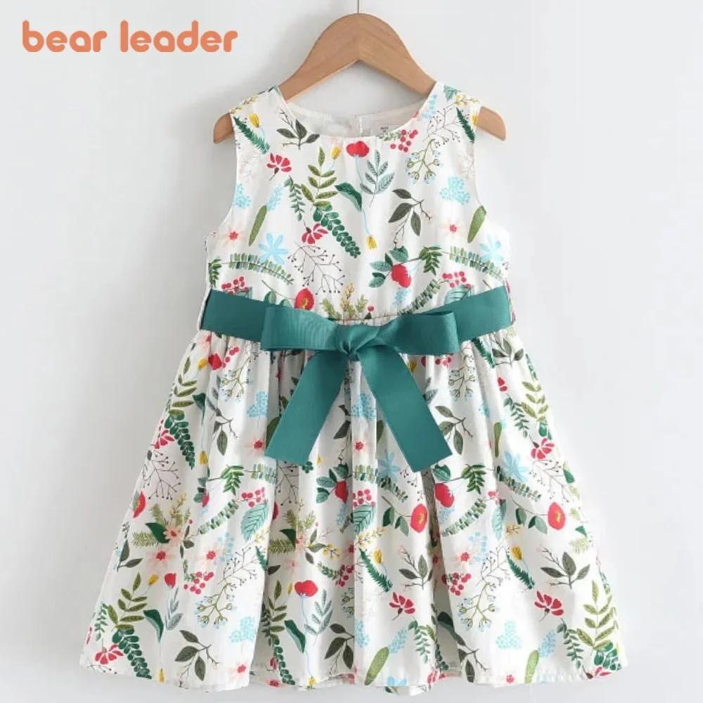 Bear Leader – robe à fleurs pour filles, tenue de princesse, vêtements décontractés, pour enfants de