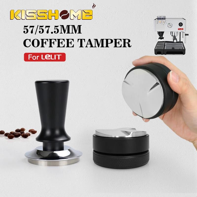 Doseur de café 57mm 57.5mm, outils de distributeur d'élasticité à pression constante pour accessoire