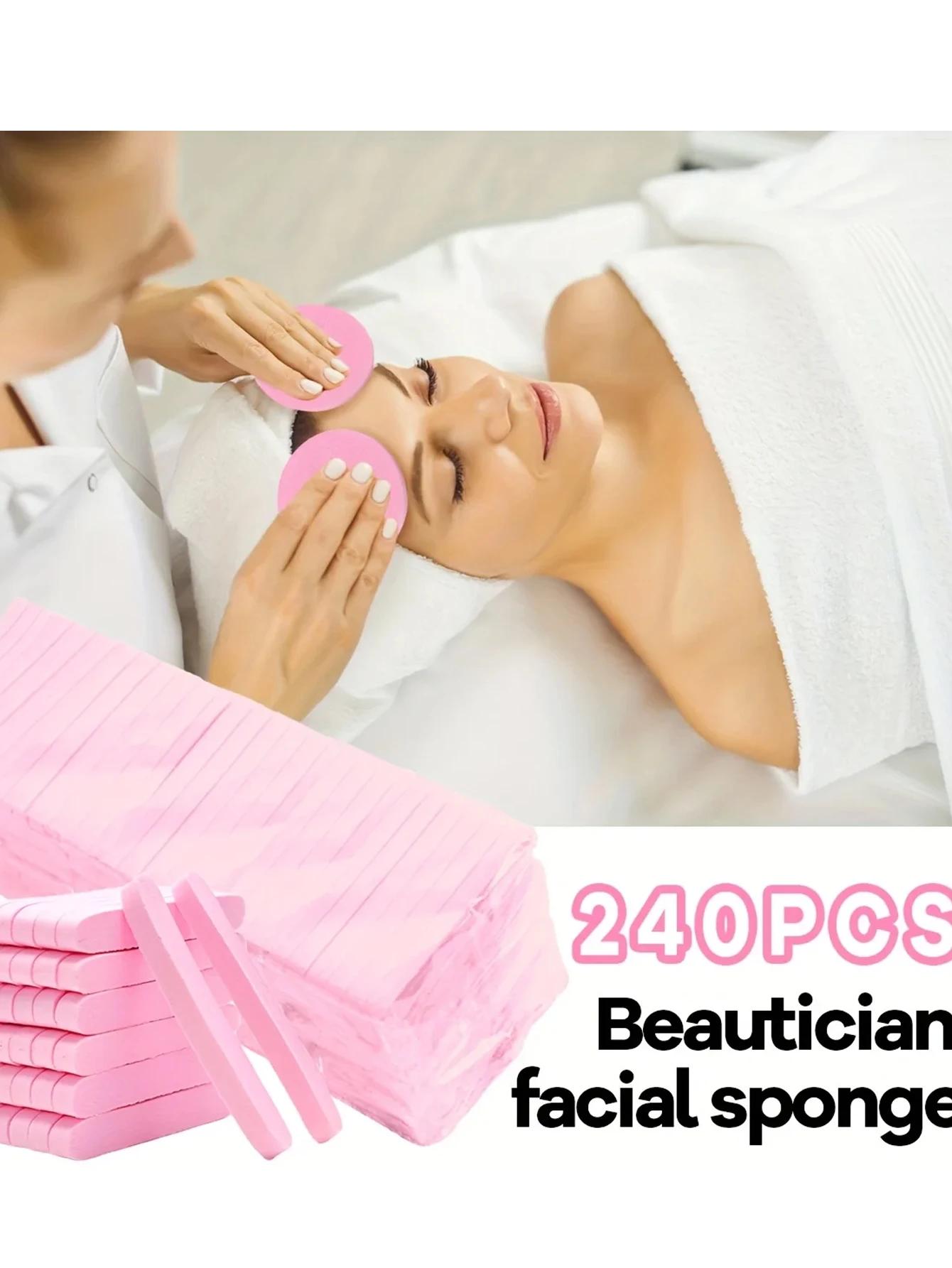 Éponges pour le visage - 240 pièces - Éponges pour le visage compressées pour laver le visage, tampo