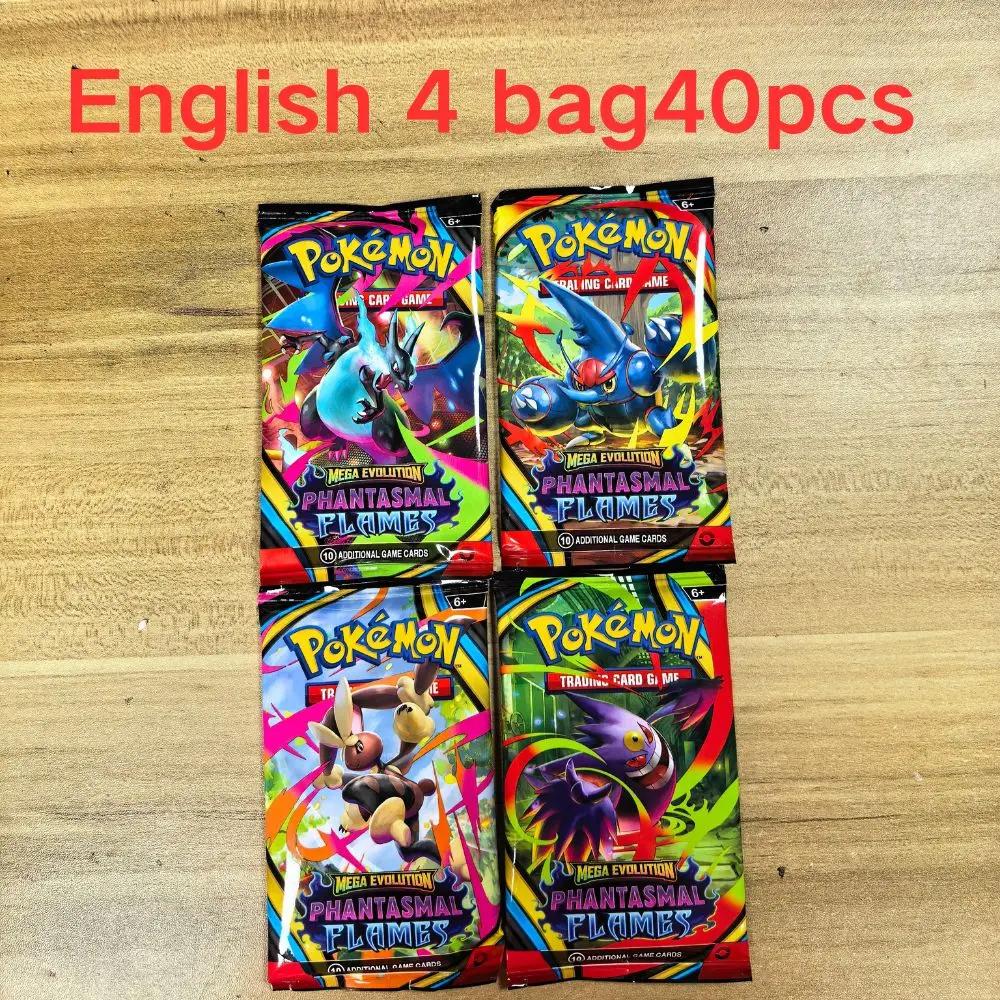 40 cartes Pokémon GX Vmax EX Mega Origin Brilliant Stars, collection de cartes de jeu brillantes, ca