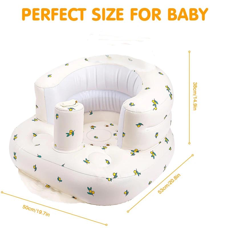 Canapé gonflable pour enfants, canapé gonflable pour bébés de 3 mois et plus, sièges pour bébés, gon