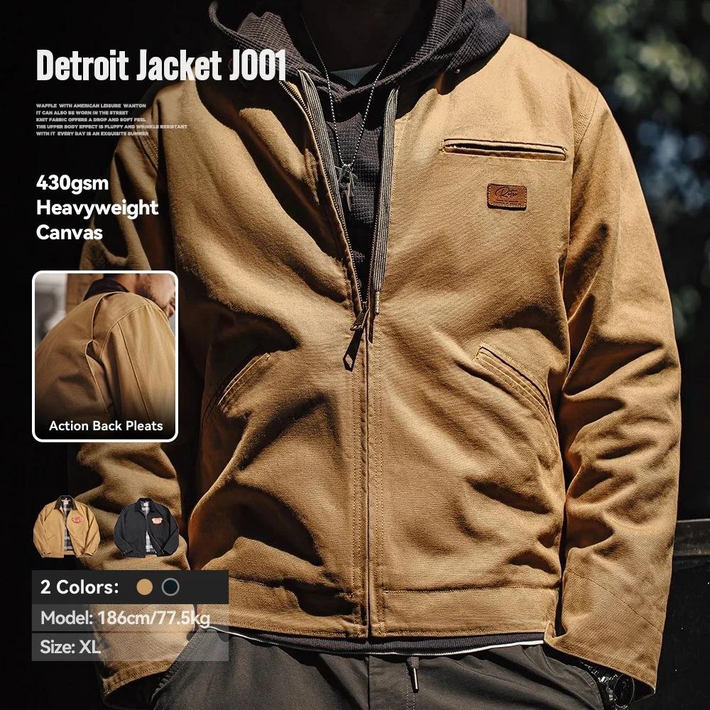 Maden rétro interstellaire même Style J001 veste toile Detroit chasse veste lourde poche travail ves
