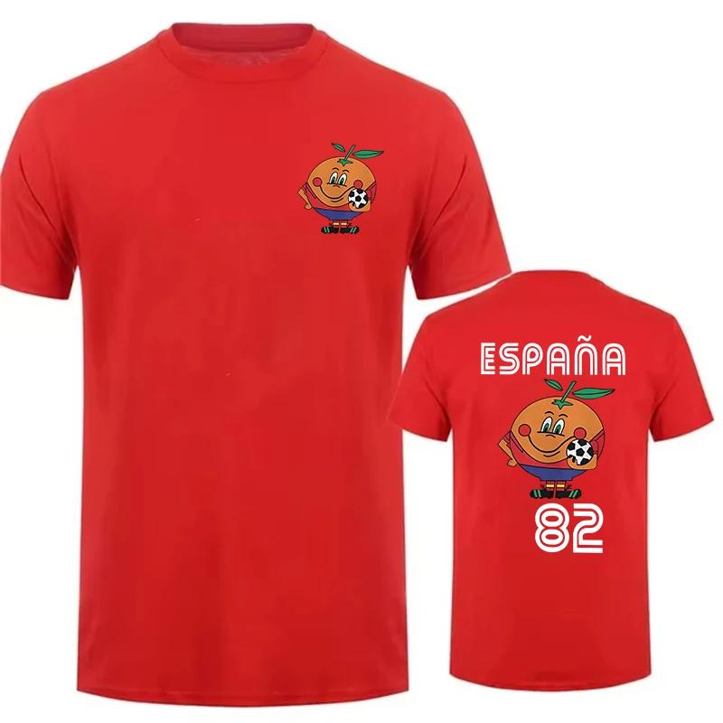 Naranjito T-Shirt hommes femmes T-Shirt col rond Espana 82 espagne mascotte 1982 Football Football T