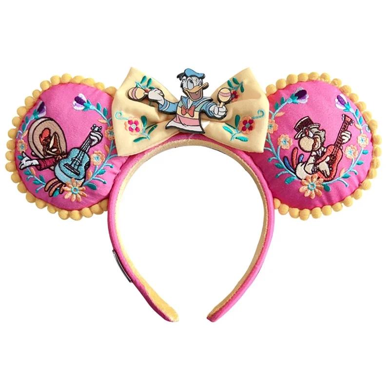 Bandeau oreilles Disney Mickey Mouse pour adultes et enfants, bandeau Cosplay parfait pour fête, Fes