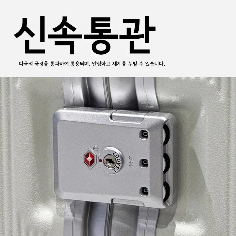 Imu-Valise de voyage à poignée large pour hommes et femmes, bagage à main, cadre en aluminium PC, va
