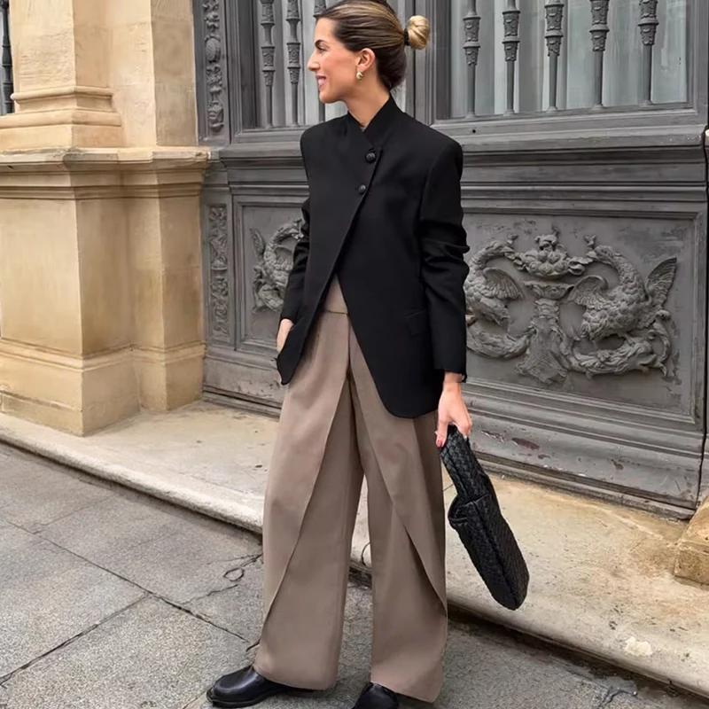 Blazers et Blouses Printemps Femme 2026 Nouvelle Collection – Vestes Élégantes pour Jeunes Femmes, I
