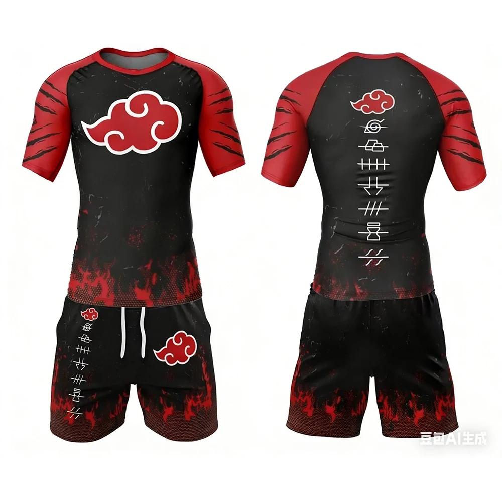 Ensemble de sport décontracté deux pièces pour hommes et femmes, maillot de football et t-shirt de c