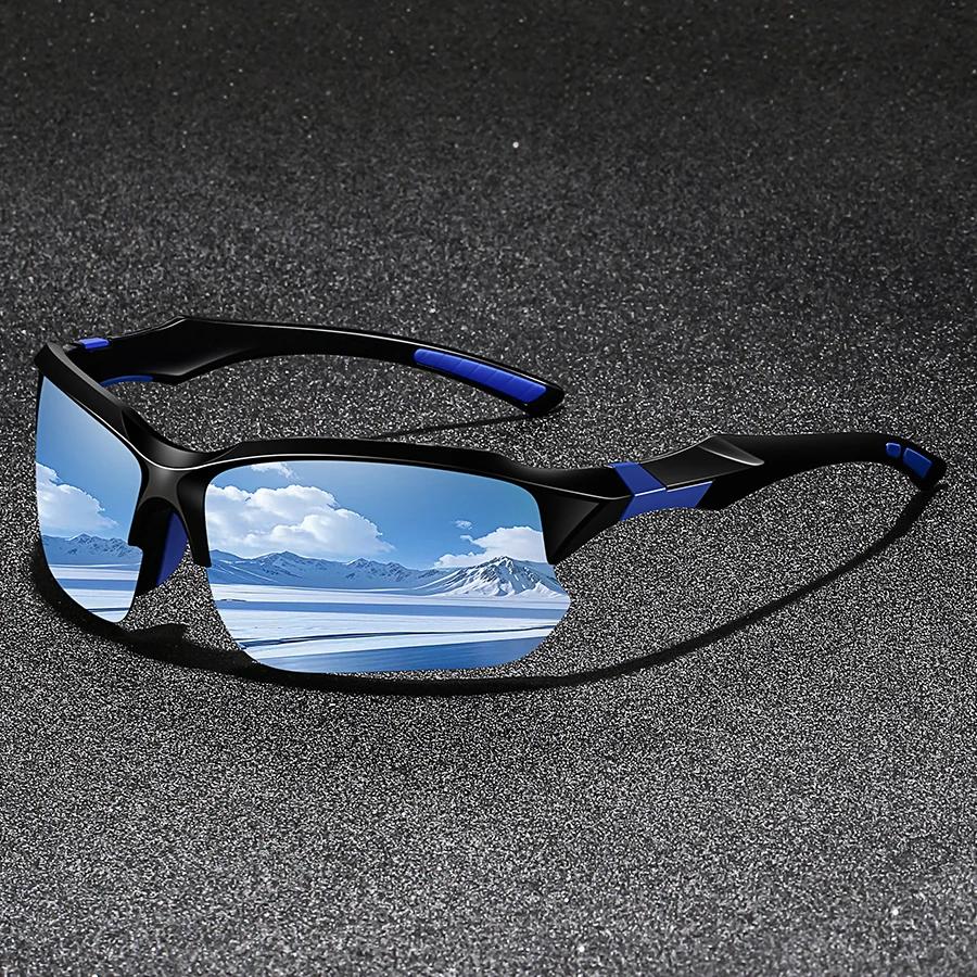 9 Paires de Lunettes de Soleil Demi-Monture Tendance Vintage pour la Conduite, la Pêche, les Loisirs