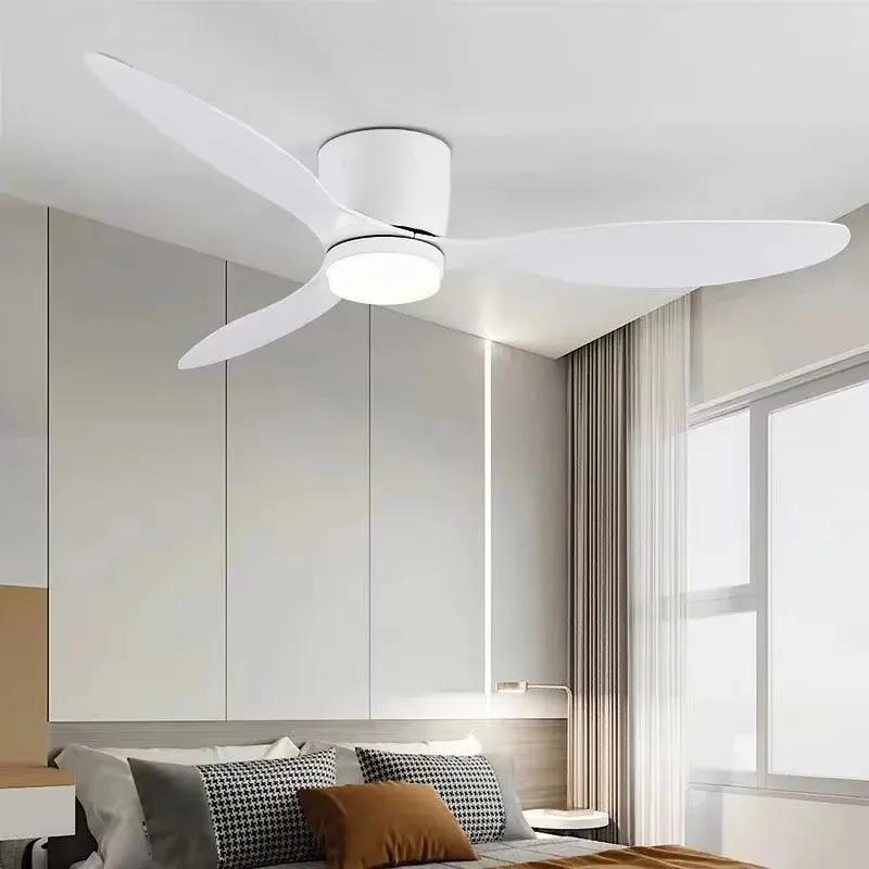 42 52 pouces ventilateurs de plafond avec lumières Led 3 couleurs 6 vitesses ventilateurs de moteur