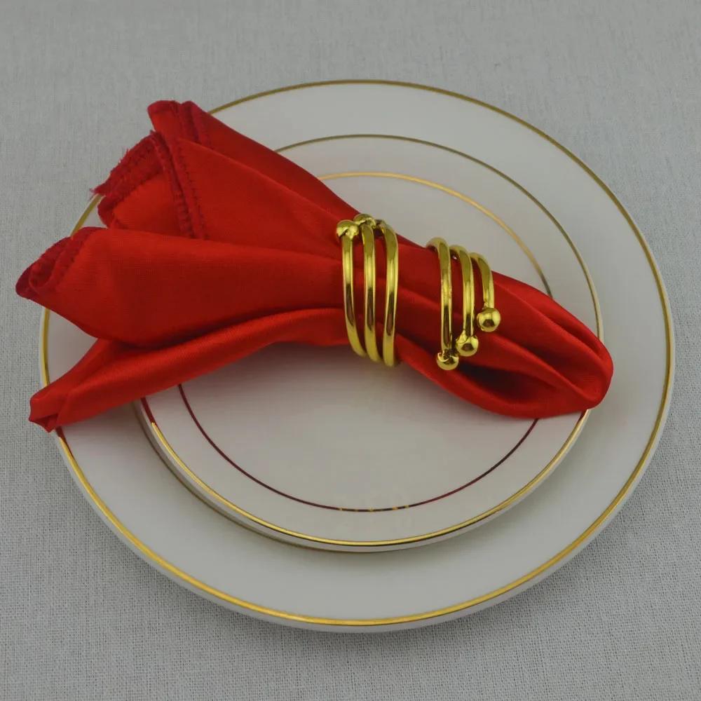 Serviettes en Satin pour Décoration de Mariage, Anniversaire, ixde Noël, Grill, Torchon, Mouchoir, F