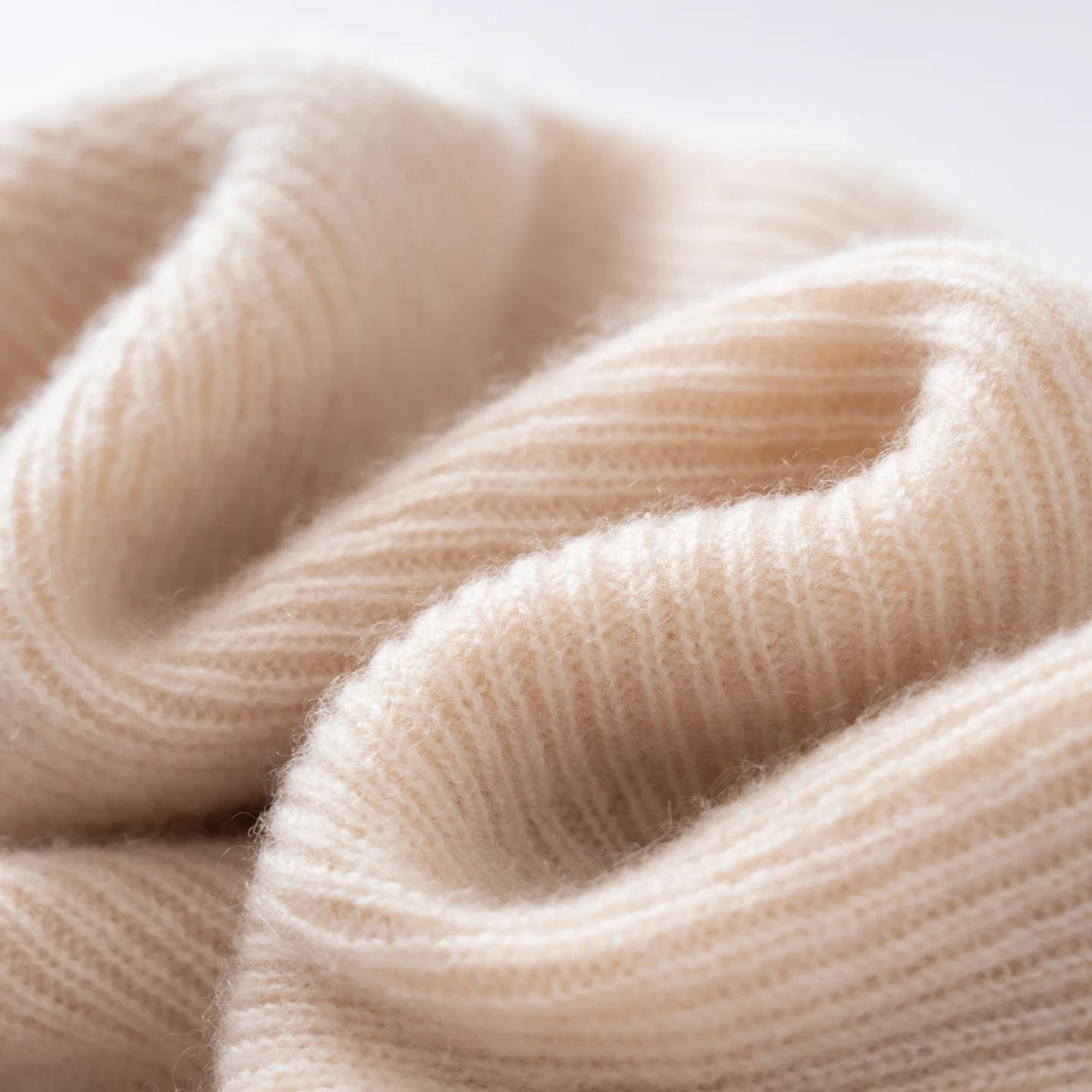 Bonnet tricoté en cachemire 100% de haute qualité pour hommes/femmes, couleur unie, chaud et décontr