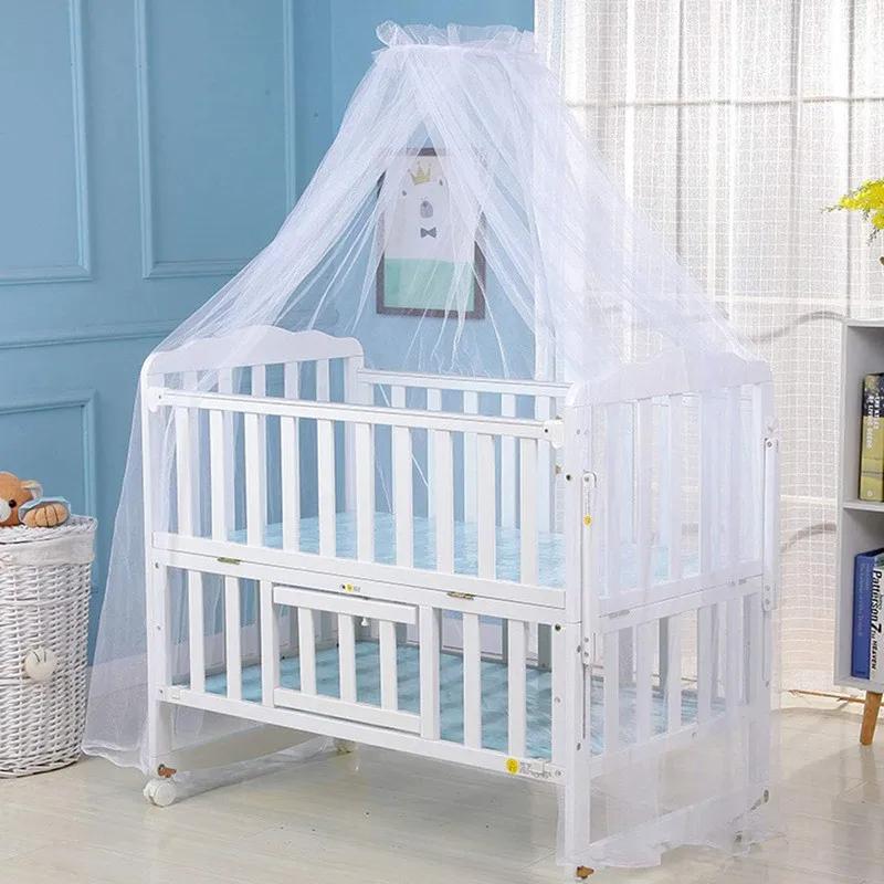 Moustiquaire d'été pour bébé, auvent de lit, Support pour lit de bébé, dôme, moustiquaire, rideau de