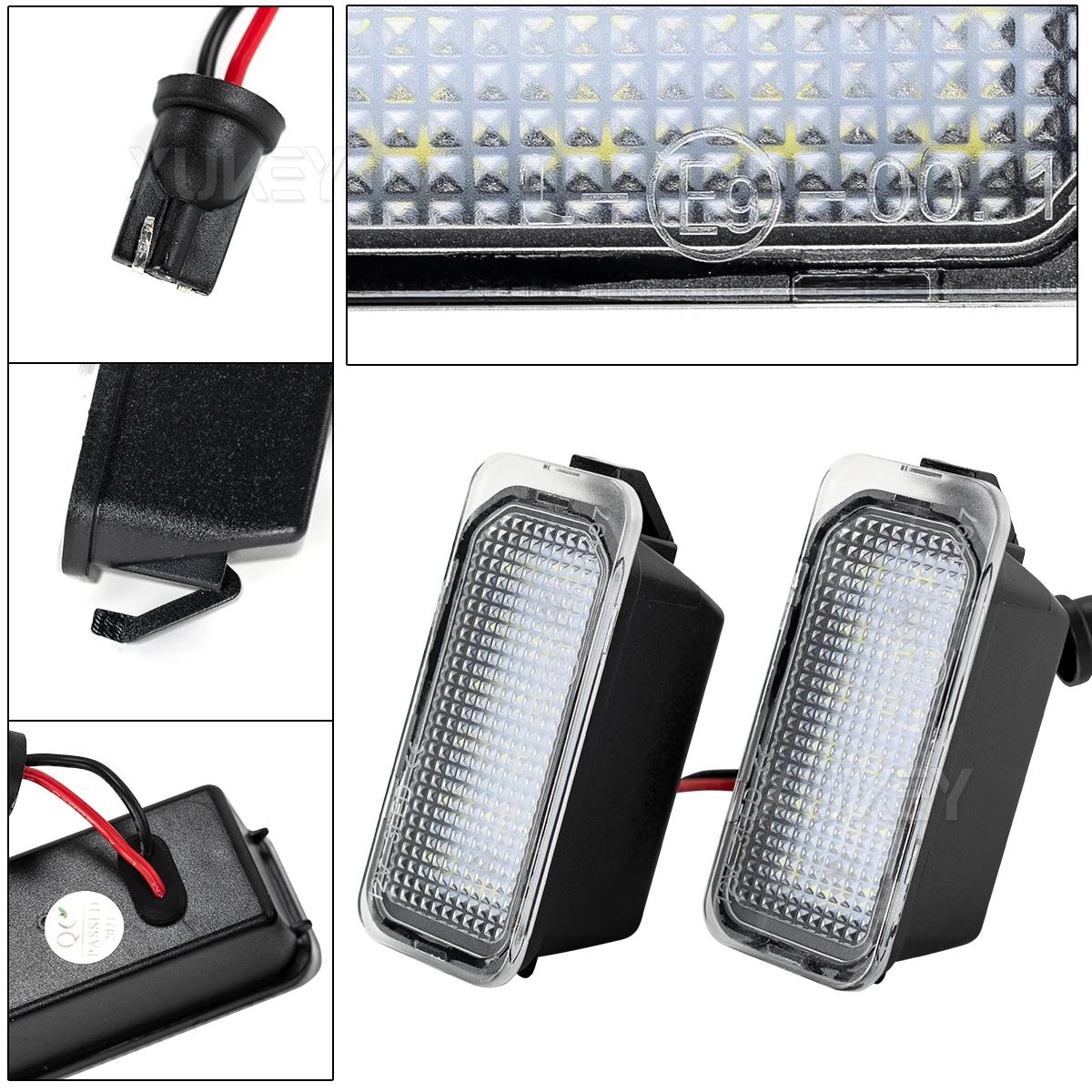 2x LED numéro plaque d'immatriculation lumière xénon blanc lampe unités de remplacement pour Ford FO