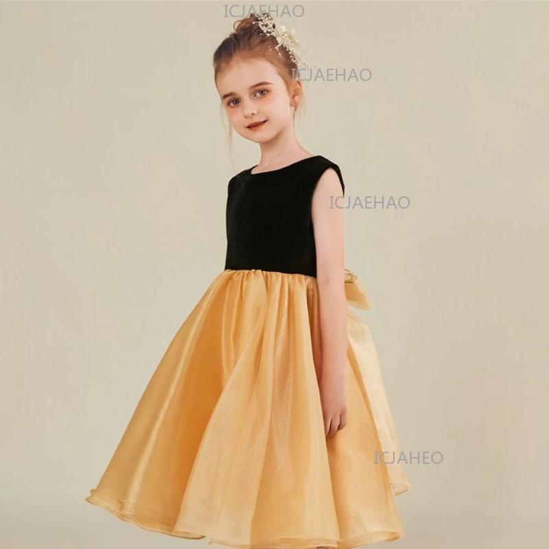 Robe de Soirée pour Filles 2026 : Robe de Cérémonie pour Violon, Piano, Mariage, Demoiselle d'honneu