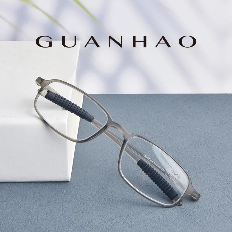 GUANHAO-Lunettes de Lecture Unisexes, Transparentes, Optiques, Hypermétropie, Presbytes, Universelle