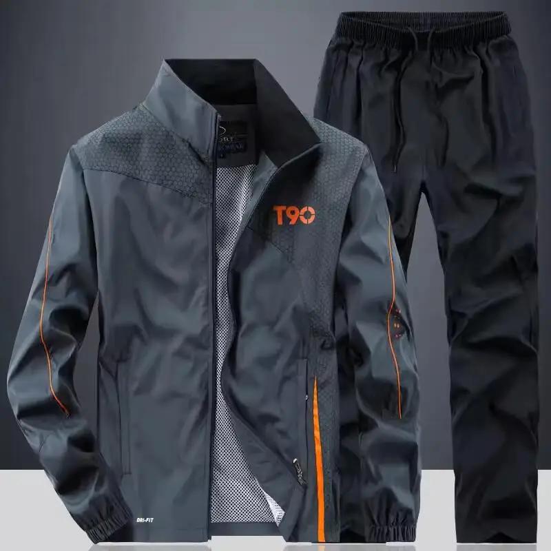 Ensembles de vêtements de sport pour hommes, nouvelle collection printemps-automne, survêtement de s