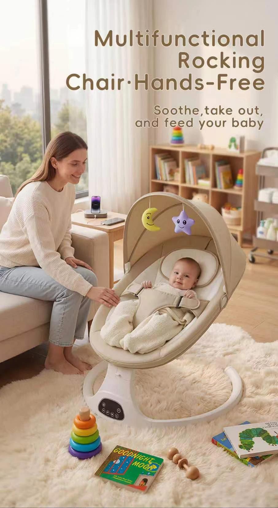 Baby Electric Swing Electric Baby Rocker Bouncer Rocking Chair Auto Soothing Newborn Swing Infant Ro