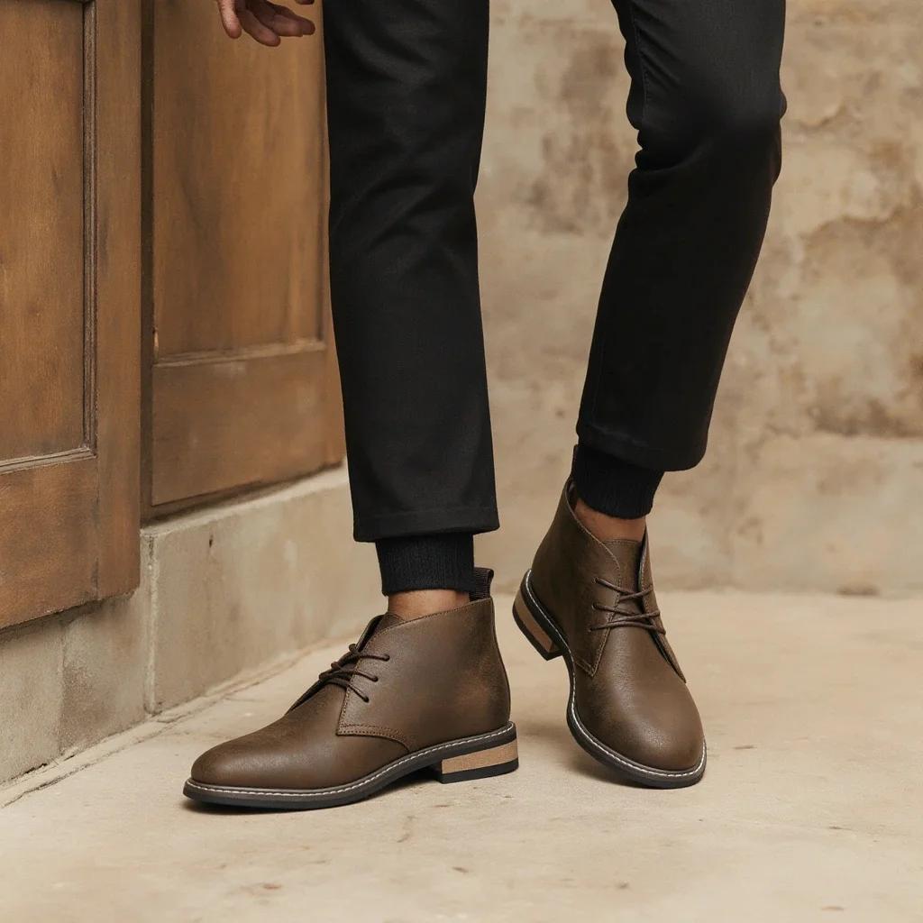 Chaussures en cuir pour hommes Marque 2026 Chaussures confortables et élégantes de luxe