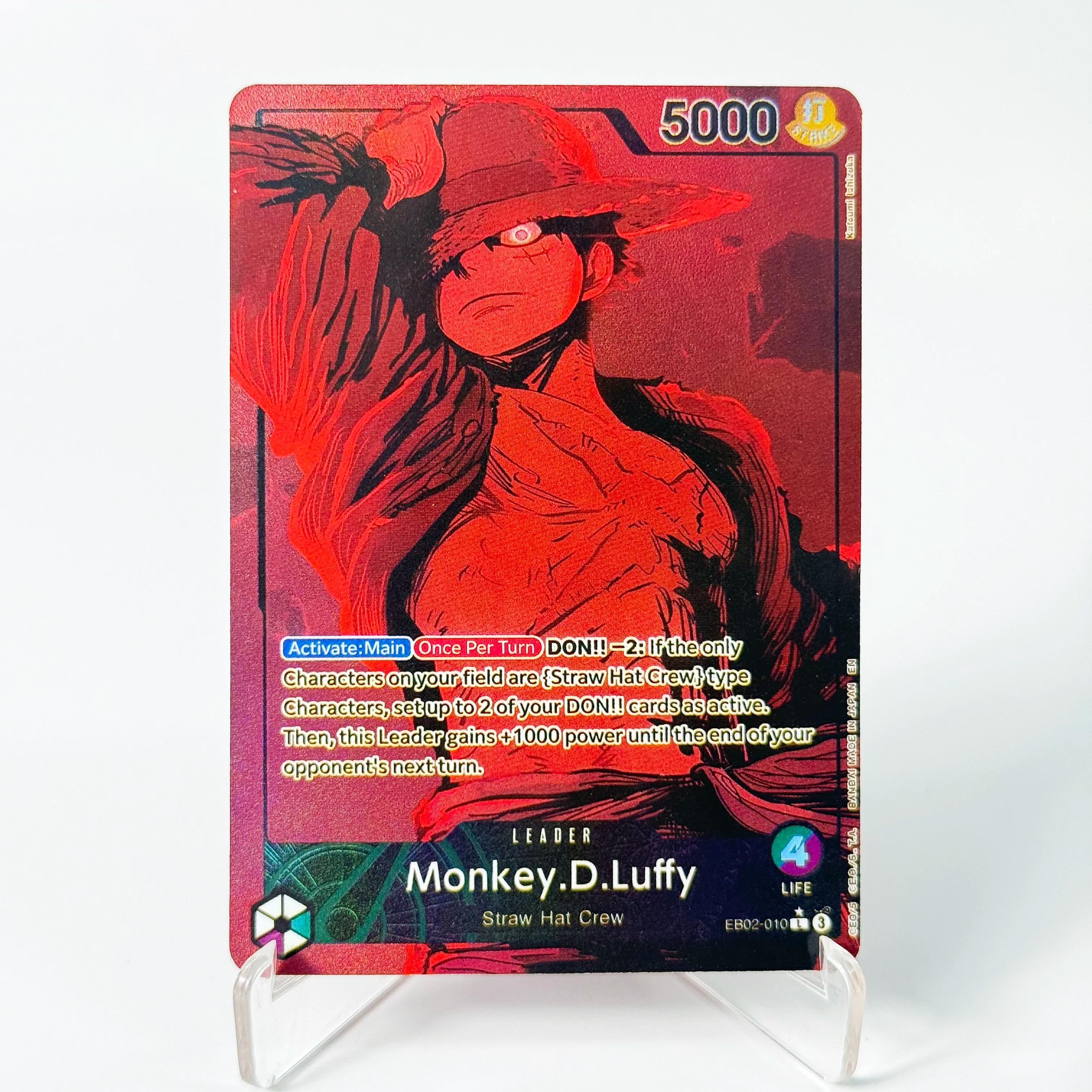 Carte promotionnelle One Piece US College Basketball Luffy, réplique de collection de l'équipage Cha