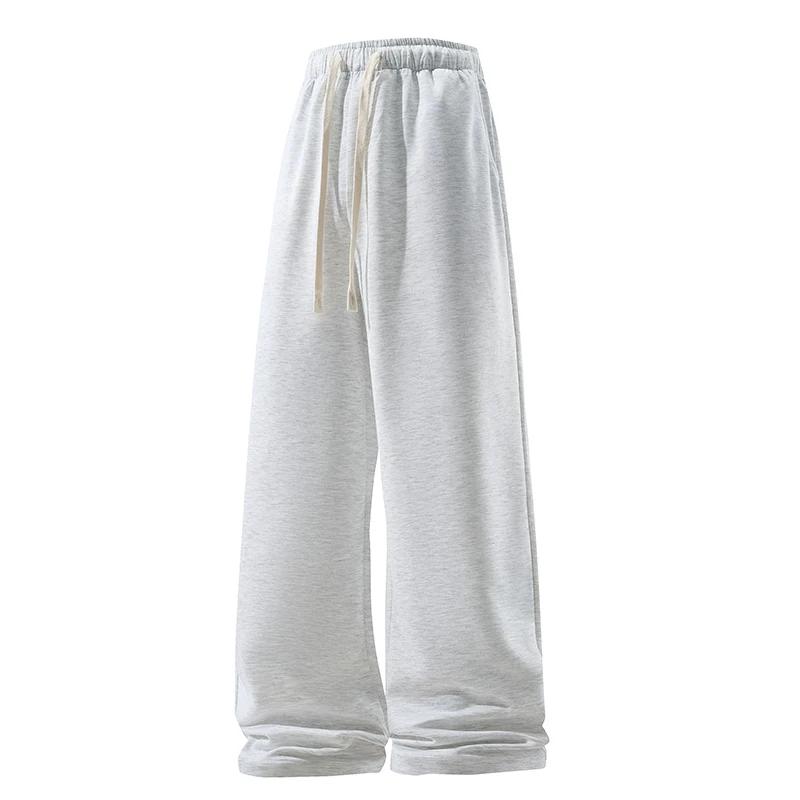 Pantalon à jambes larges pour hommes, mode décontractée, respirant, survêtement polyvalent, élastiqu