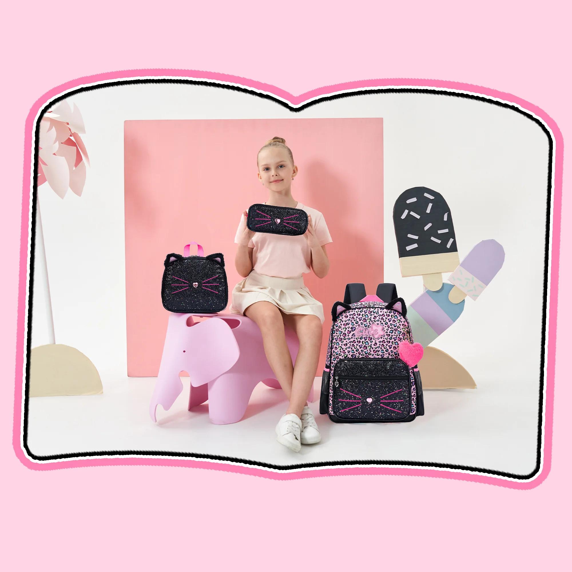 Sac à dos mignon pour filles, sac à dos esthétique, sac d'école pour filles, sac à dos avec boîte à