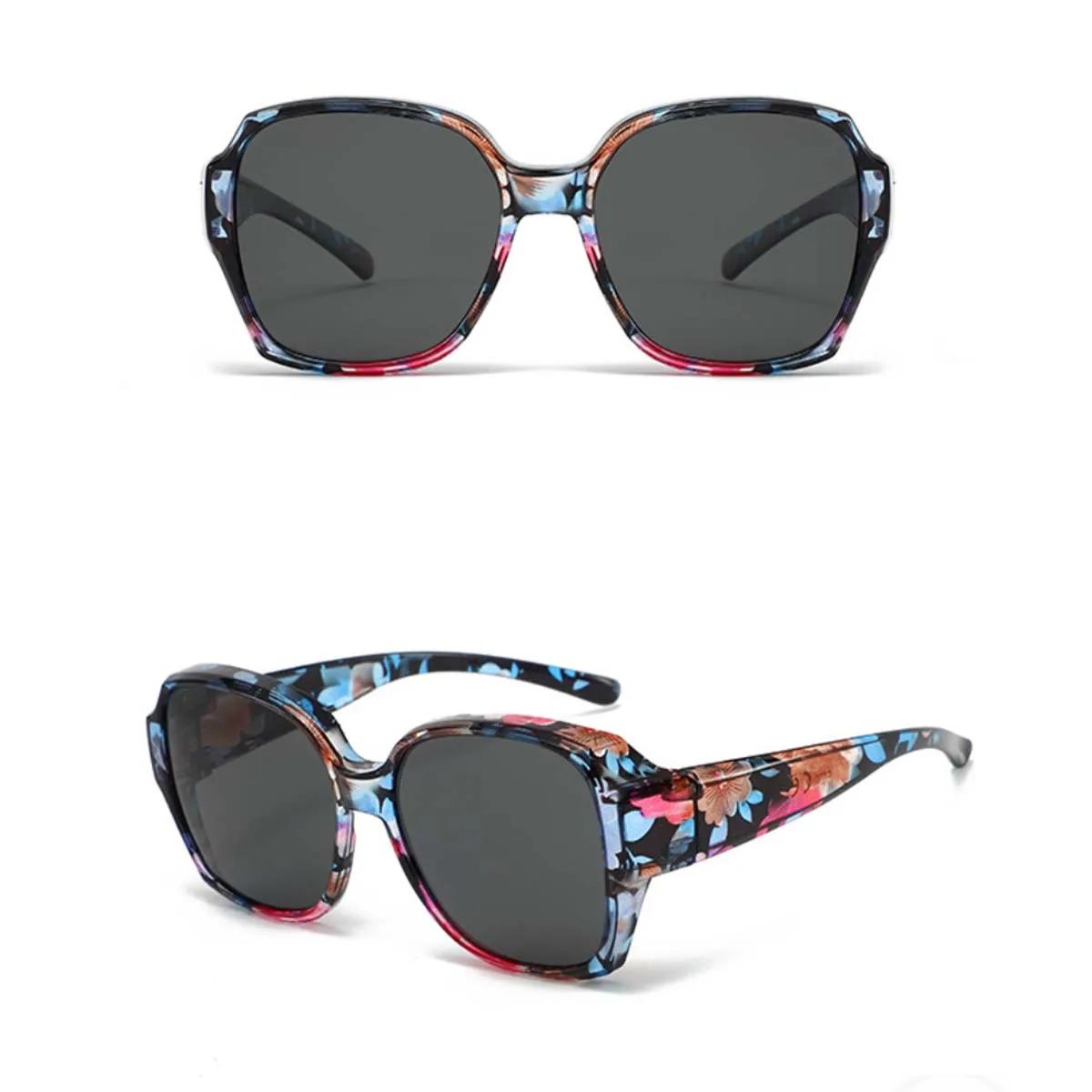 Lunettes de soleil polarisées 1/2/3 pièces à porter par-dessus les lunettes pour hommes et femmes, l