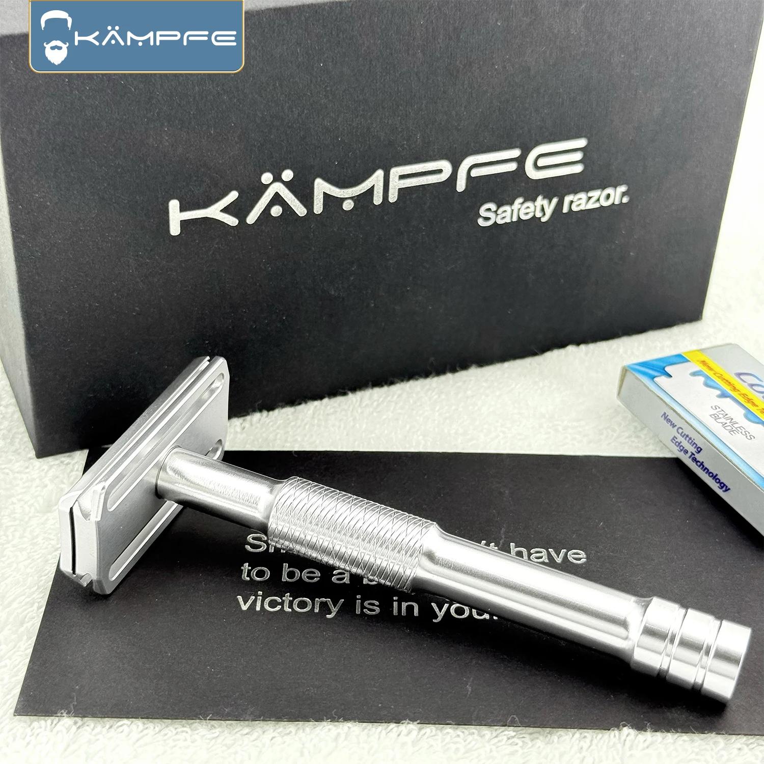 KAMPFE A99 Attack 30 ° Rasoir de sécurité double face en alliage d'aluminium gravé CNC à angle de