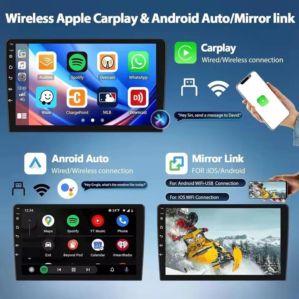 Android 15 Carplay pour BMW X3 E83 2004 2005 2006 2007 2008 2009 2010 2011 2012 autoradio multimédia
