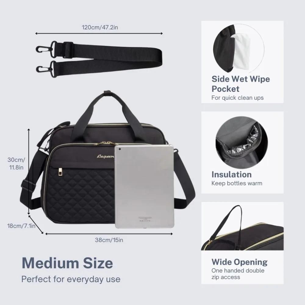 Sac à couches à bandoulière pour bébé, fourre-tout pour sac à couches pour bébé, grand sac à bandoul