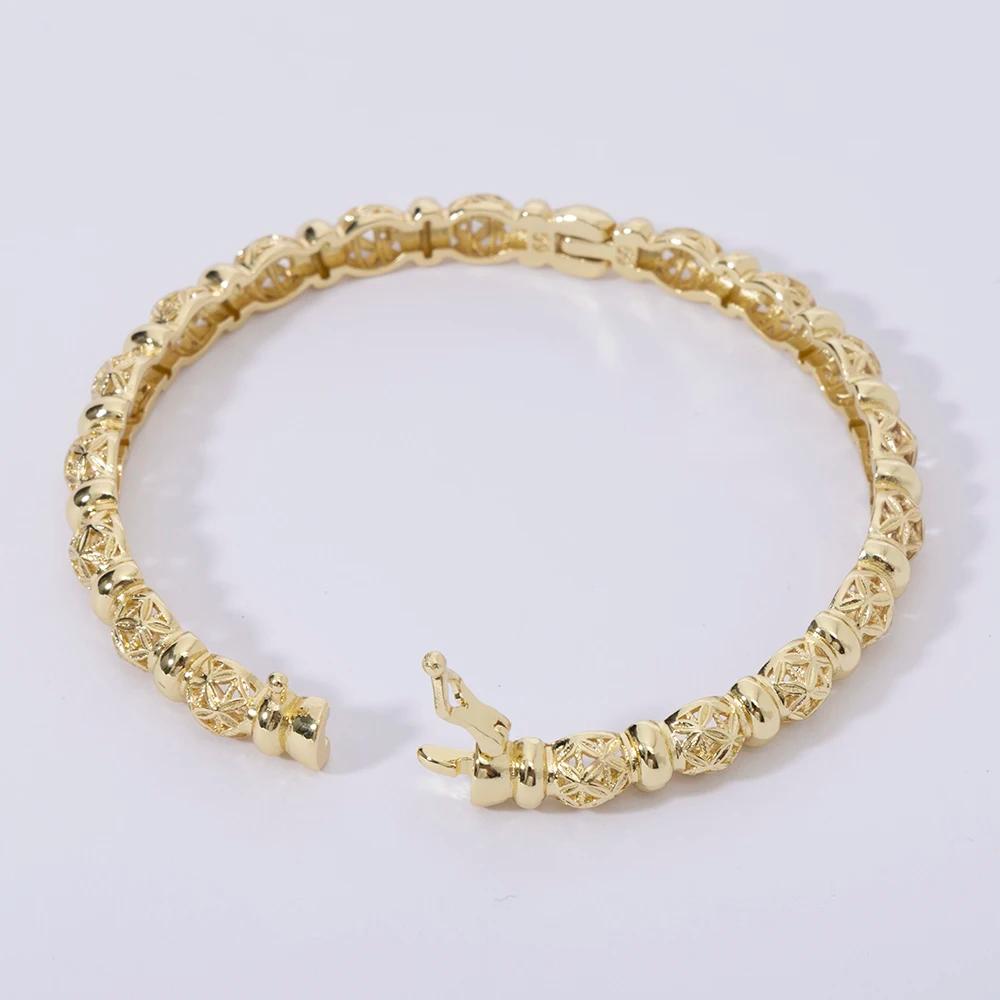 LUIZADA nouveau Vintage indien femmes Bracelet mariage africain luxe plaqué or mariée exquis chanceu