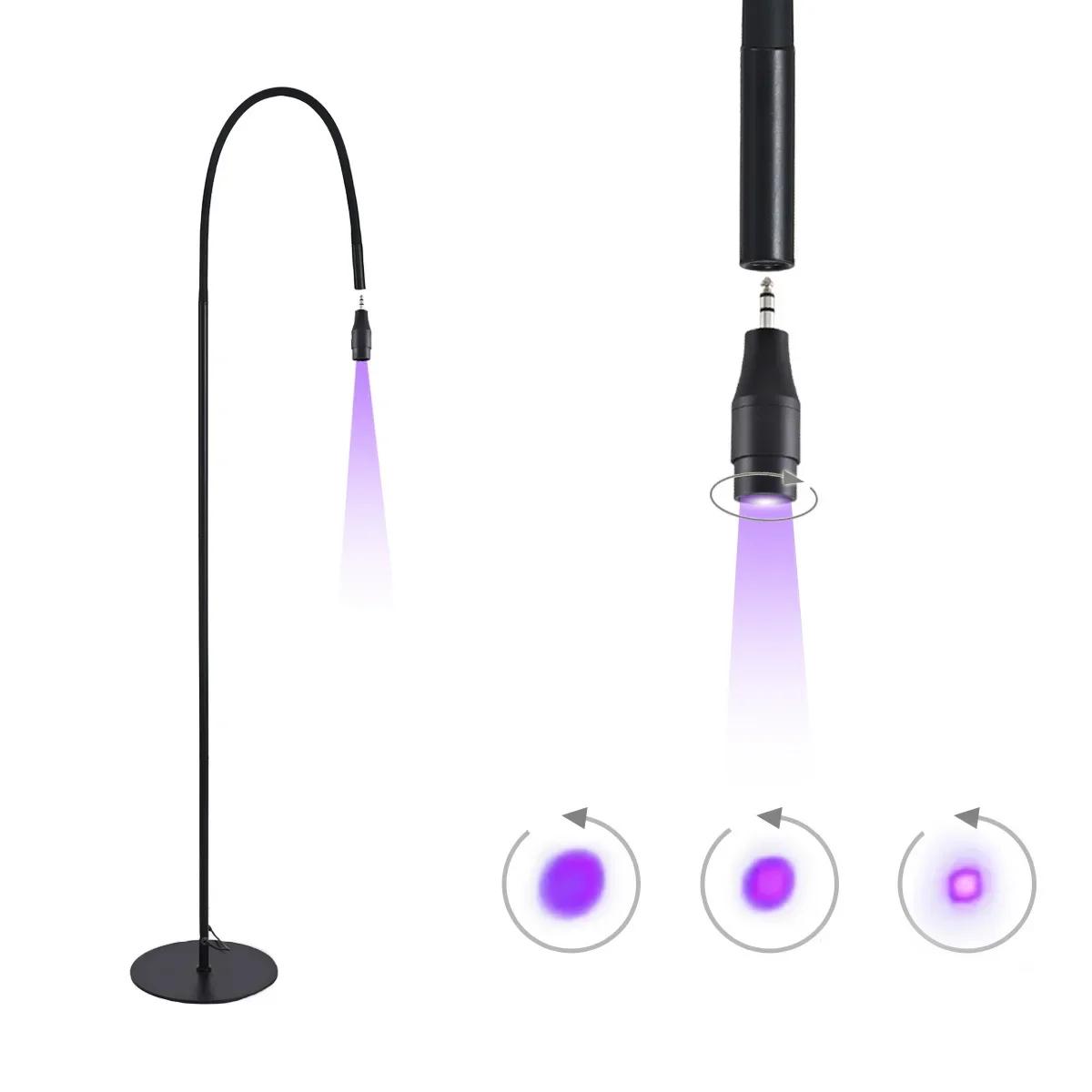 Lampe à polymériser UVLED avec interrupteur au pied, mise au point réglable, lampadaire, greffage de
