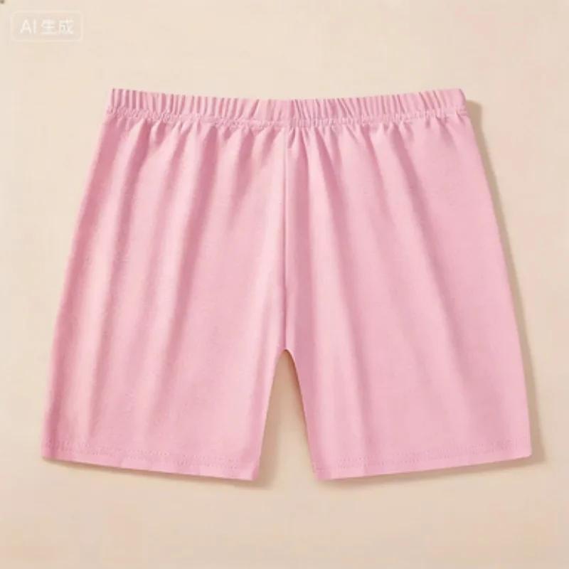 6 pièces Nouveaux shorts en modal pour filles 2026 – Doux, respectueux de la peau, basiques pour l'é