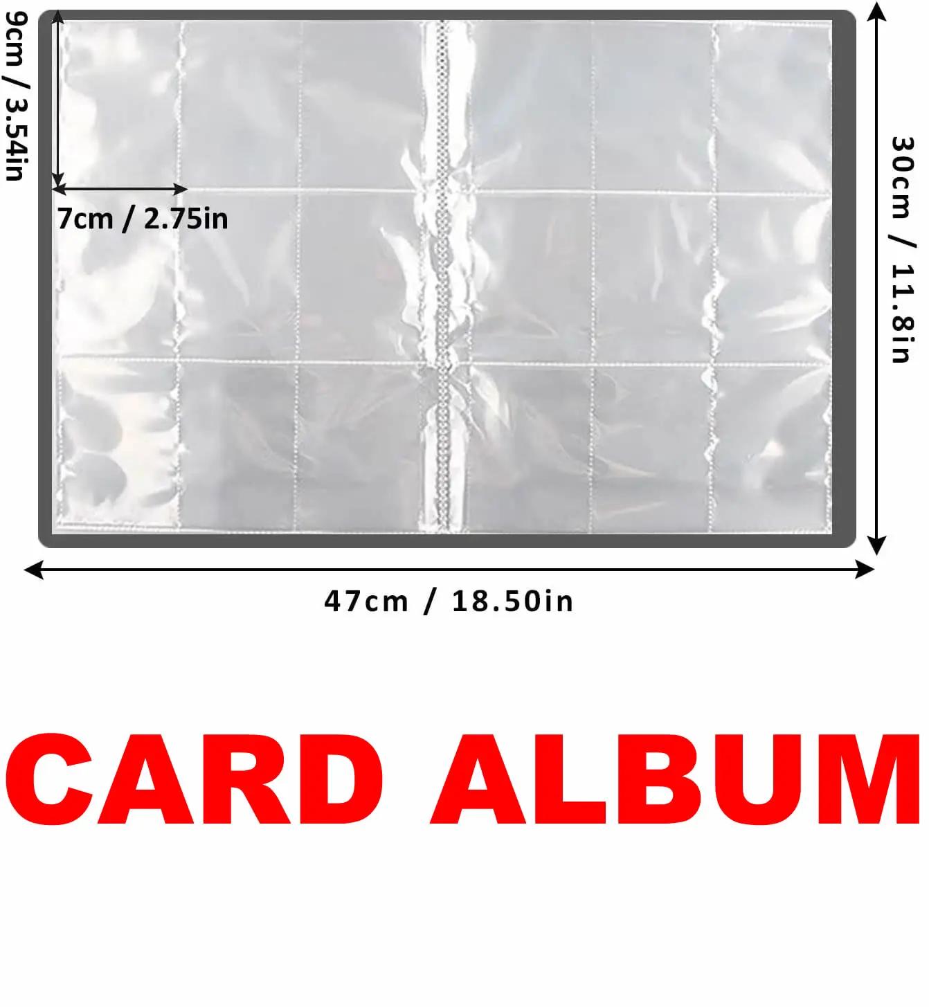 9 pochettes Anime couverture cartes Album Collection support classeur dossier adapté pour Pokmon YuG