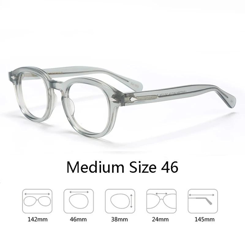 Lunettes de vue pour hommes, style monture transparente, verres transparents, marque Johnny Depp, de