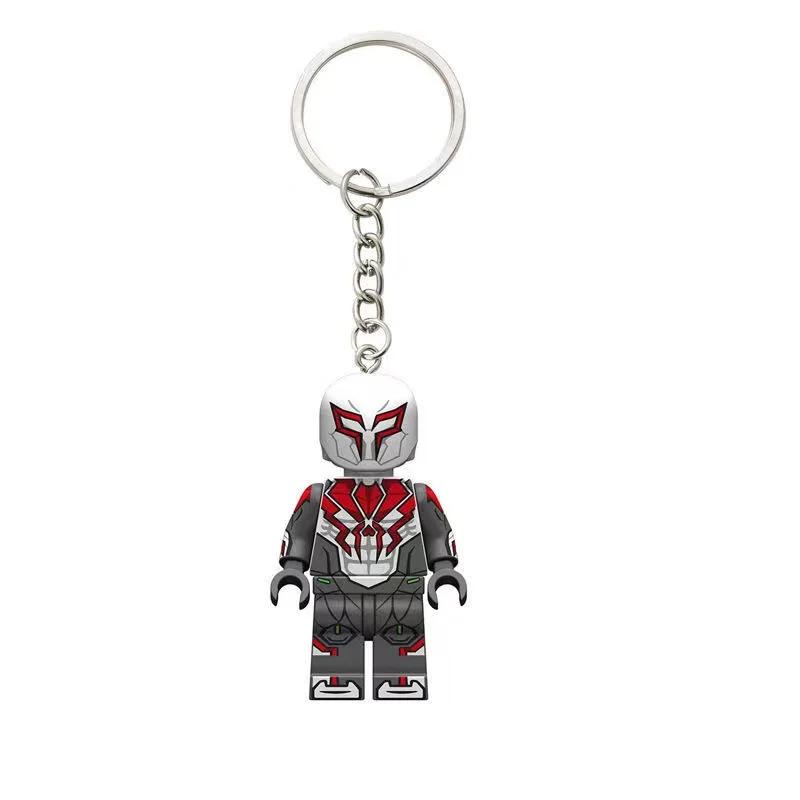 Marvel Spiderman porte-clés Gwen films périphériques étudiant dessin animé Animation mignon sac d'éc