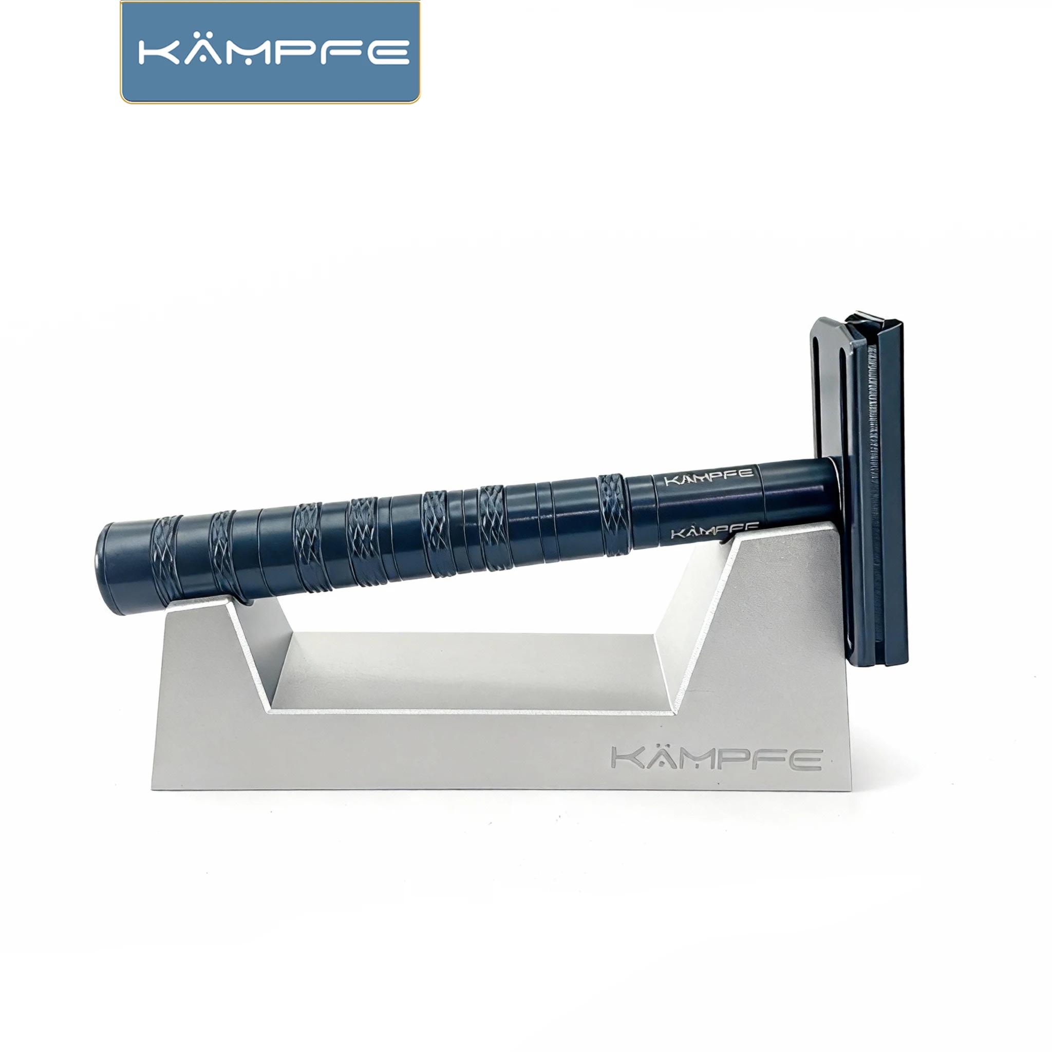 Support de rasoir en aluminium KAMPFE - Support de rasoir de sécurité léger et très résistant pour H