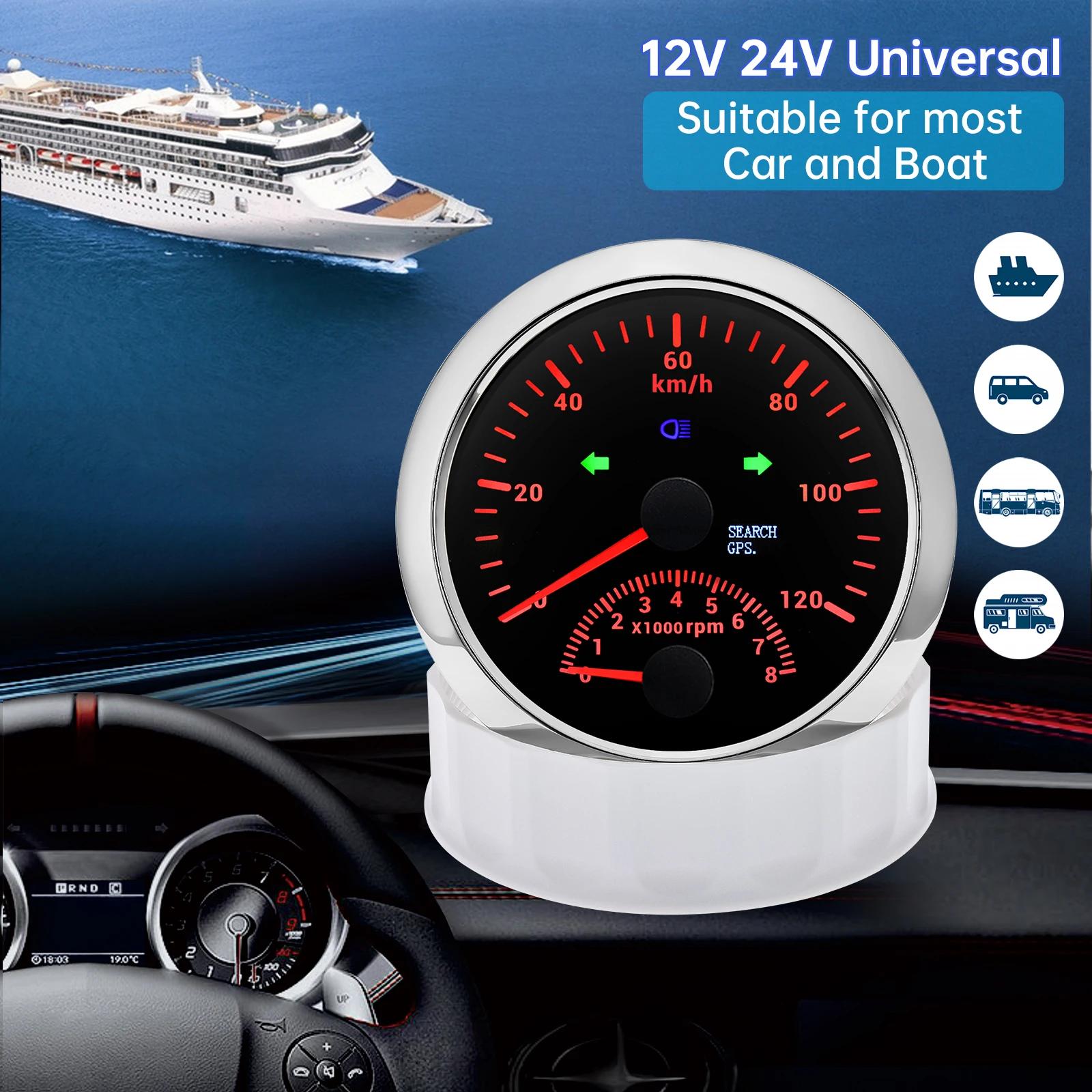Compteur de vitesse GPS avec tachymètre, compteur de vitesse pour voiture, camion, bateau, odomcircu