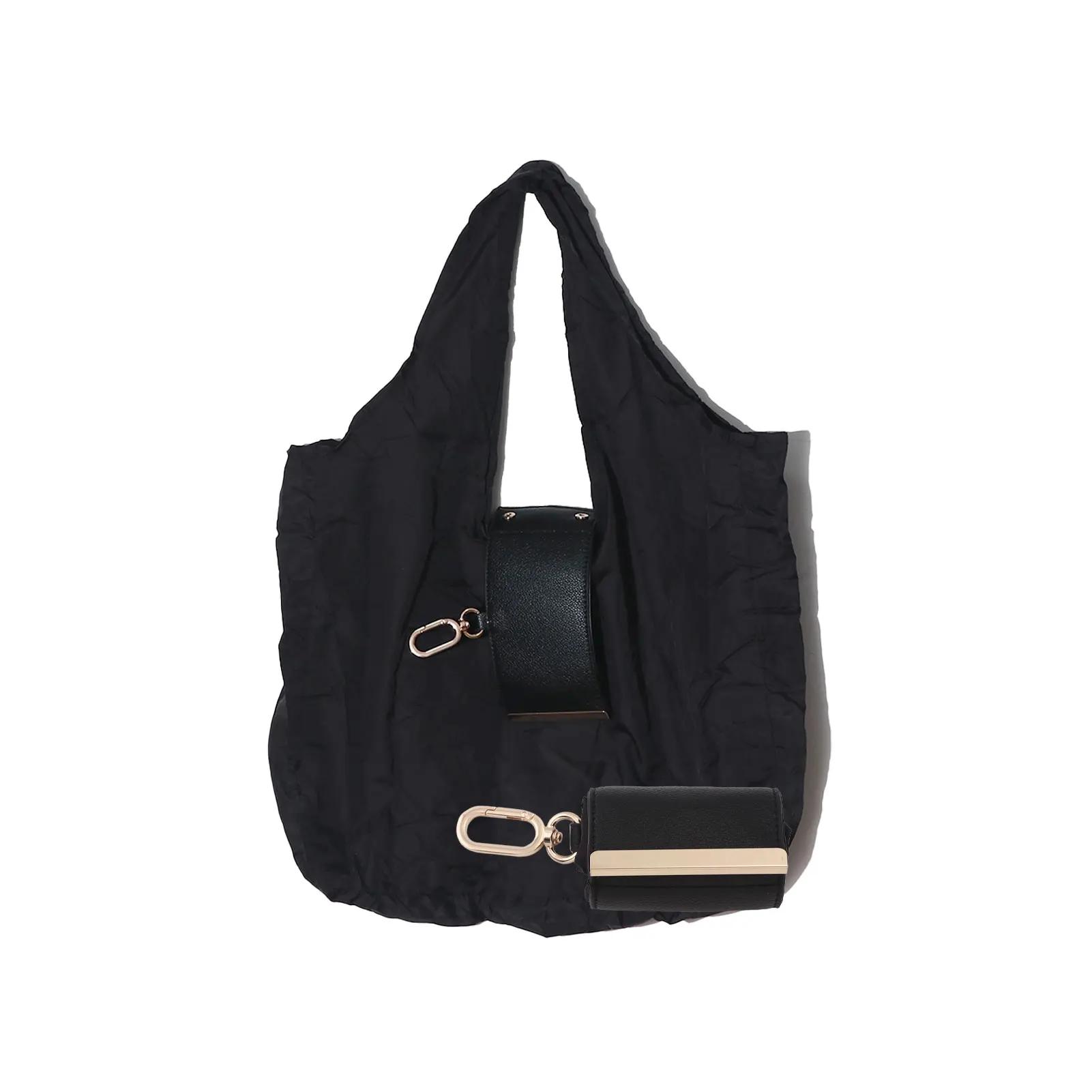 Sac de rangement en tissu Simple et créatif, grande capacité, sac de courses écologique, porte-clés,