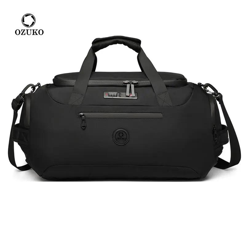 OZUKO-Sacs à main intelligents de grande capacité pour hommes, sacs à bagages à main d'affaires, sac
