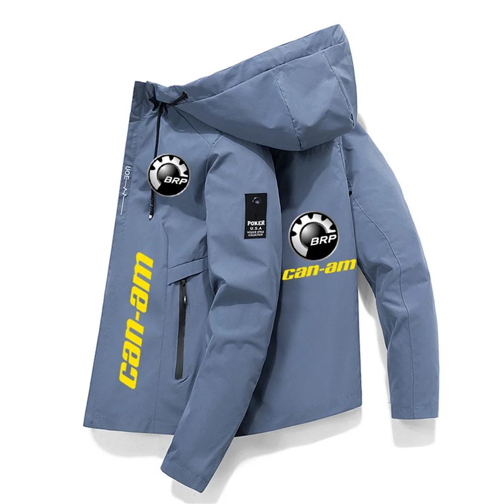 2024 printemps et automne nouveau Brp Can am Auto Logo imprimé veste pour hommes décontracté fermetu