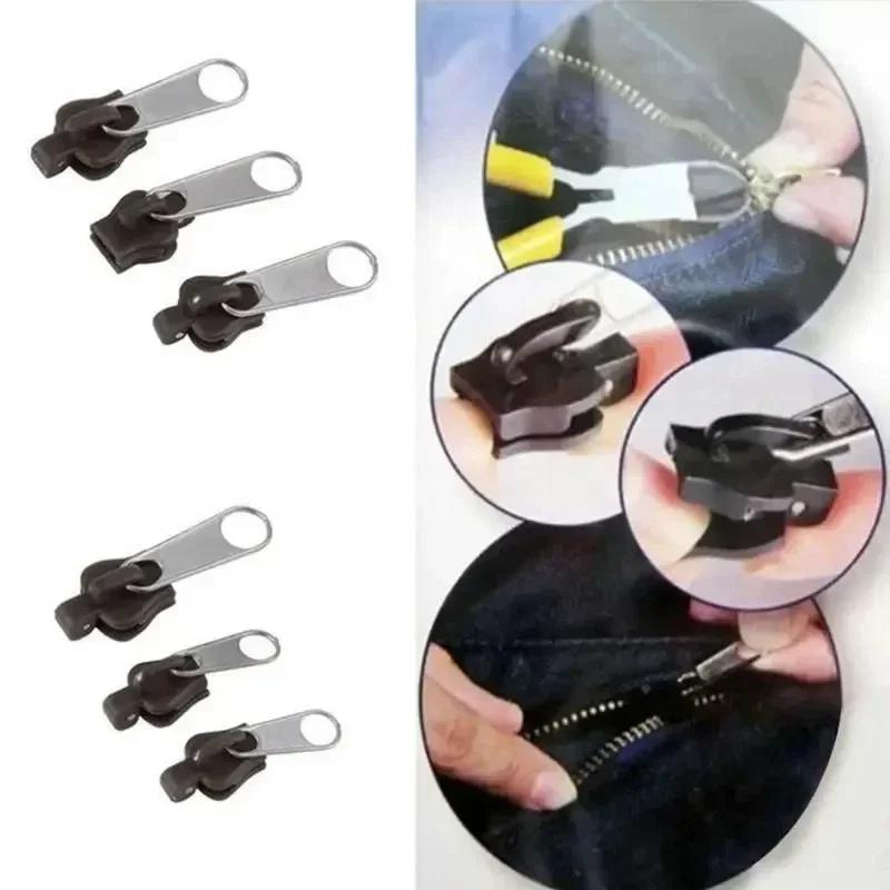 Kit de réparation de fermeture éclair universelle, 3 tailles, remplacement de curseur de fermeture é