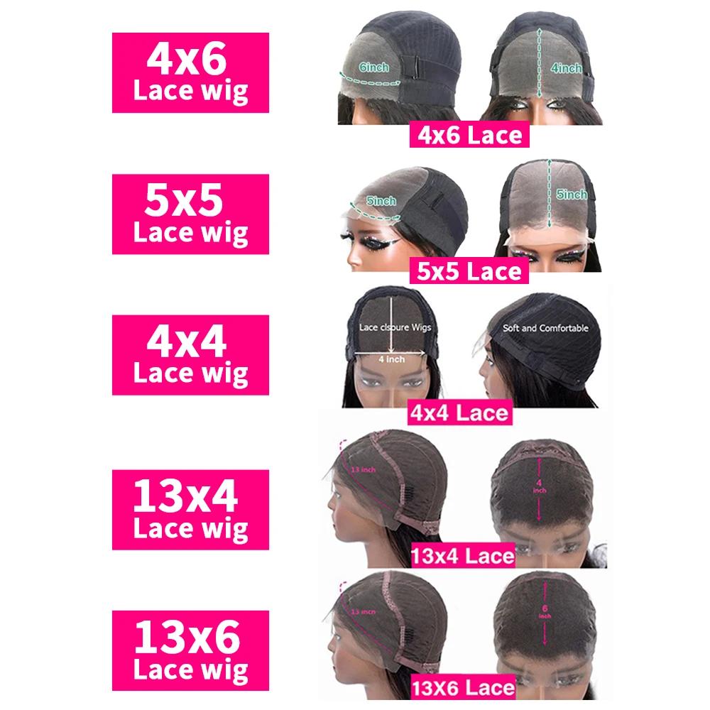 Perruque Lace Front Wig Body Wave 360 Naturelle, Cheveux Humains, 13x4, 13x6, HD, Closure 5x5, 30 32