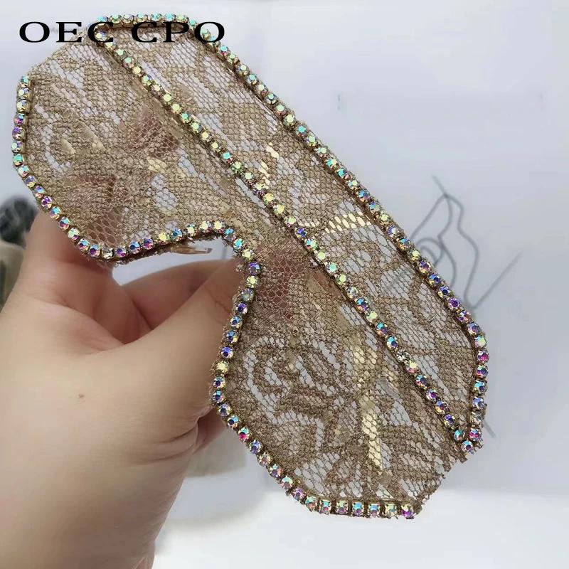 Une pièce lunettes de soleil en dentelle florale femmes Punk grand cadre diamant lunettes de soleil