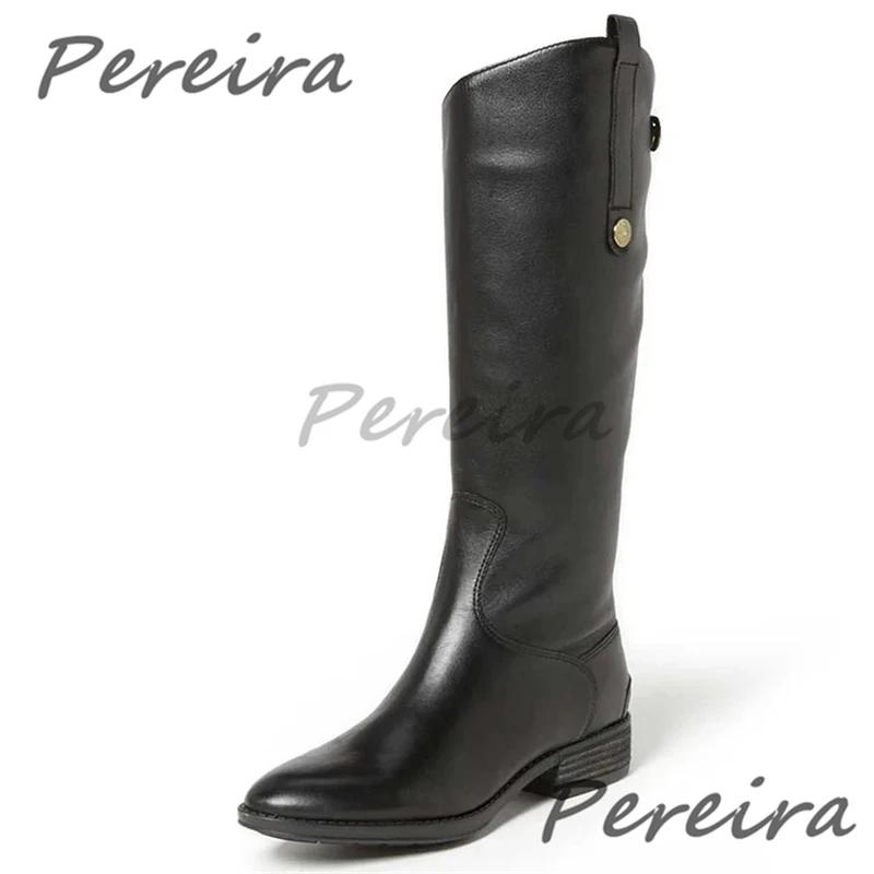 Bottes de chevalier en cuir véritable faites à la main pour hommes, bottes longues à bout pointu et