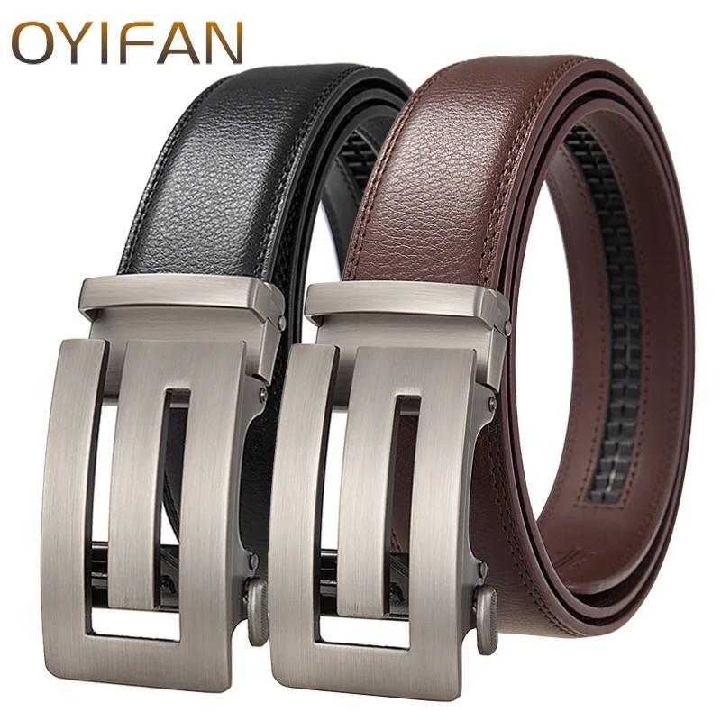OYIFAN créateur de mode hommes ceinture en cuir véritable ceinture hommes de haute qualité luxe affa