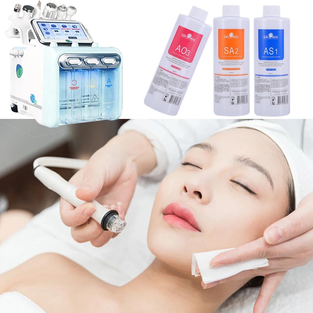 Sérum liquide Hydra pour le visage, Solution pour Peeling aquatique AS1 SA2 AO3, pour Machine de bea